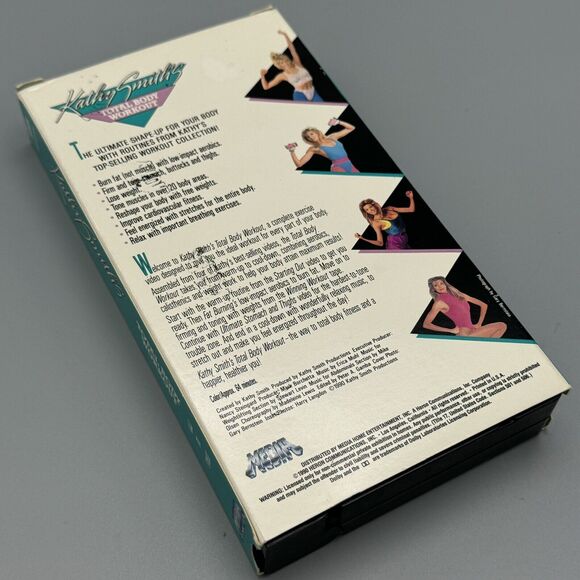 Kathy Smith's Total Body Workout 1990 VHS 64 Minutes Exercise and Fitness - Picture 7 of 7